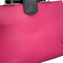 将图像加载到图库查看器中，LOUIS VUITTON Kleber Hot pink/NoirM51347 Epi Leather Size PM
