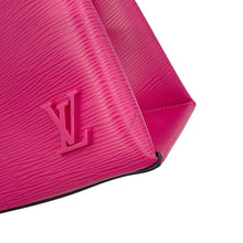 将图像加载到图库查看器中，LOUIS VUITTON Kleber Hot pink/NoirM51347 Epi Leather Size PM
