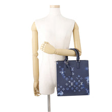 将图像加载到图库查看器中，LOUIS VUITTON Sac Plat Messenger NavyM57843 Monogram Watercolor
