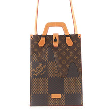 Load image into Gallery viewer, LOUIS VUITTON Mini Tote Bag NIGO Collaboration Virgil Abloh NoirN40355 Damier Ebene Canvas Giant Monogram
