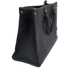 将图像加载到图库查看器中，LOUIS VUITTON Onthego NoirM45595 Monogram Empreinte Leather Size MM
