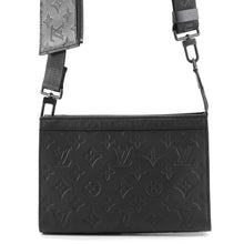 将图像加载到图库查看器中，LOUIS VUITTON Gaston Wearable Wallet NoirM81115 Monogram Shadow
