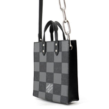 Load image into Gallery viewer, LOUIS VUITTON Sac Plat NoirN60479 Damier checkerboard Size XS
