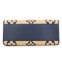 将图像加载到图库查看器中，LOUIS VUITTON Onthego BlueM57723 Monogram・Raffia Size MM
