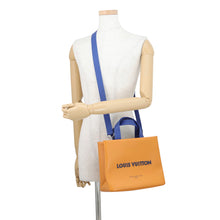 将图像加载到图库查看器中，LOUIS VUITTON Shopper Tote SaffronYellowM28310 CowhideLeather Size Mini
