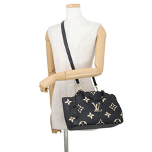 Load image into Gallery viewer, LOUIS VUITTON Petit Palais Noir/BeigeM58913 Bicolor Monogram Empreinte Leather Size PM
