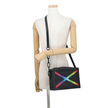 Load image into Gallery viewer, LOUIS VUITTON Soft Trunk Noir/Righe RainbowM30341 Taiga Leather
