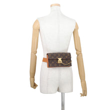 将图像加载到图库查看器中，LOUIS VUITTON SPadlock belt pouch BrownM44667 Monogram Size PM
