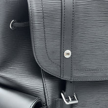 将图像加载到图库查看器中，LOUIS VUITTON Christopher NoirM50158 Epi Leather Size PM
