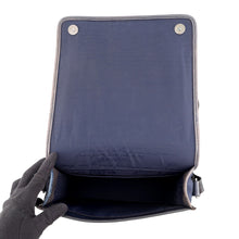 Load image into Gallery viewer, Berluti Lucky Day Scritto Calligraphy Shoulder Brown/Blue Leather Nylon
