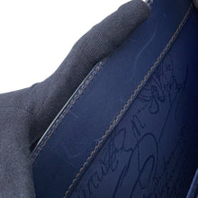 Load image into Gallery viewer, Berluti Lucky Day Scritto Calligraphy Shoulder Brown/Blue Leather Nylon
