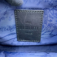 Load image into Gallery viewer, Berluti Lucky Day Scritto Calligraphy Shoulder Brown/Blue Leather Nylon
