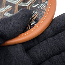Load image into Gallery viewer, GOYARD Crucier Messenger Bag Black/TanCOURSIMMLTY01CL03P PVC Leather
