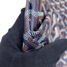 将图像加载到图库查看器中，GOYARD Saint Louis Navy BlueSTLOUIGMLTY12CL12P PVC Leather Size GM
