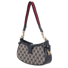Load image into Gallery viewer, GUCCI Moonside Shoulder Mini Beige/Navy786015 Canvas Leather
