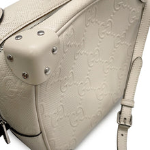 Load image into Gallery viewer, GUCCI GG Embossed Shoulder Ivory626363 Leather
