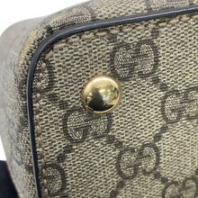 将图像加载到图库查看器中，GUCCI GG Supreme 2WAYBag Beige/Red/Pink409534 GG SupremeCanvas Leather
