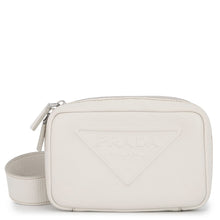 将图像加载到图库查看器中，PRADA Vitello Daino Small Crossbody Bag White Soft Leather
