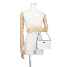 Load image into Gallery viewer, PRADA Metallic Mini Bag Silver1BC155_2D0F_F0118 Leather
