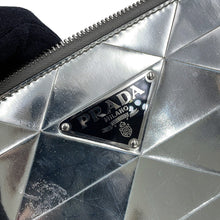 Load image into Gallery viewer, PRADA Metallic Mini Bag Silver1BC155_2D0F_F0118 Leather
