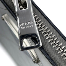 Load image into Gallery viewer, PRADA Metallic Mini Bag Silver1BC155_2D0F_F0118 Leather
