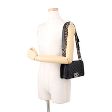 Load image into Gallery viewer, CHANEL Boy Chanel ChainShoulder BlackA67085 Caviar Leather
