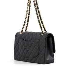 Load image into Gallery viewer, CHANEL Matelasse WChainW Flap ChainShoulder BlackA01112 Caviar Leather Size 25
