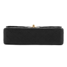 Load image into Gallery viewer, CHANEL Matelasse WChainW Flap ChainShoulder BlackA01112 Caviar Leather Size 25
