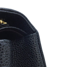 Load image into Gallery viewer, CHANEL Matelasse WChainW Flap ChainShoulder BlackA01112 Caviar Leather Size 25

