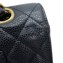 Load image into Gallery viewer, CHANEL Matelasse WChainW Flap ChainShoulder BlackA01112 Caviar Leather Size 25
