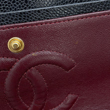 Load image into Gallery viewer, CHANEL Matelasse WChainW Flap ChainShoulder BlackA01112 Caviar Leather Size 25
