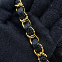 Load image into Gallery viewer, CHANEL Matelasse WChainW Flap ChainShoulder BlackA01112 Caviar Leather Size 25
