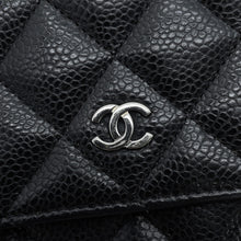 Load image into Gallery viewer, CHANEL Matelasse Classic Chain Wallet BlackAP0250 Caviar Leather
