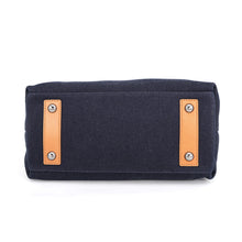 将图像加载到图库查看器中，CHANEL CC Logo 2wayTote Bag NavyA92240 Denim Leather
