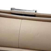 Load image into Gallery viewer, CHANEL Boy Chanel ChainShoulder BeigeA67086 Lambskin Size 25
