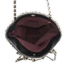 Load image into Gallery viewer, CHANEL Chain Net Tote Bag Black Lambskin
