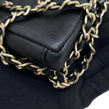 Load image into Gallery viewer, CHANEL Chain Net Tote Bag Black Lambskin
