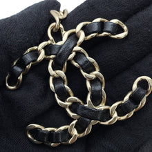 Load image into Gallery viewer, CHANEL Chain Net Tote Bag Black Lambskin
