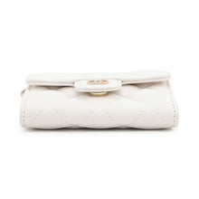 Load image into Gallery viewer, CHANEL Matelasse Chain wallet WhiteAP0238-B10583-10601 Caviar Leather
