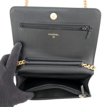 Load image into Gallery viewer, CHANEL Boy Chanel Chain Wallet BlackAP1117 Caviar Leather
