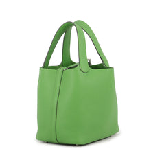 Load image into Gallery viewer, HERMES Picotin Lock Vert Yucca Taurillon Clemence Size PM

