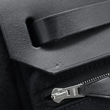 Load image into Gallery viewer, HERMES Herbag zip Black Toile Military Vache Hunter Leather Size Mini
