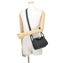 将图像加载到图库查看器中，HERMES Lindy Black Taurillon Clemence Size Mini
