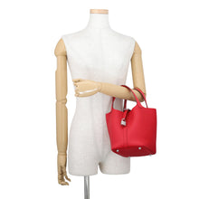 Load image into Gallery viewer, HERMES Picotin Lock Rouge Ladue Taurillon Clemence Size PM
