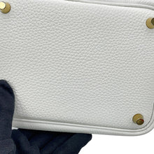 Load image into Gallery viewer, HERMES Picotin Lock Eclat New White/Sesame Taurillon Clemence Swift Leather Size PM
