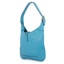 Load image into Gallery viewer, HERMES Trim Turquoise Chevre Leather Size 24
