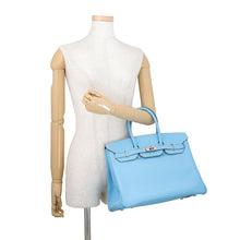 Load image into Gallery viewer, HERMES Birkin candy Celeste/Mykonos Epsom Size 35
