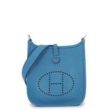Load image into Gallery viewer, HERMES Evelyne Long Amazon Cobalt Taurillon Clemence Size TPM
