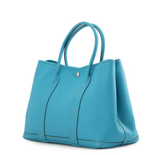 Load image into Gallery viewer, HERMES Garden Party Turquoise Negonda Leather Size PM
