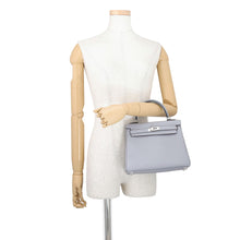 Load image into Gallery viewer, HERMES Kelly Retourne Green Pantan Togo Leather Size 25
